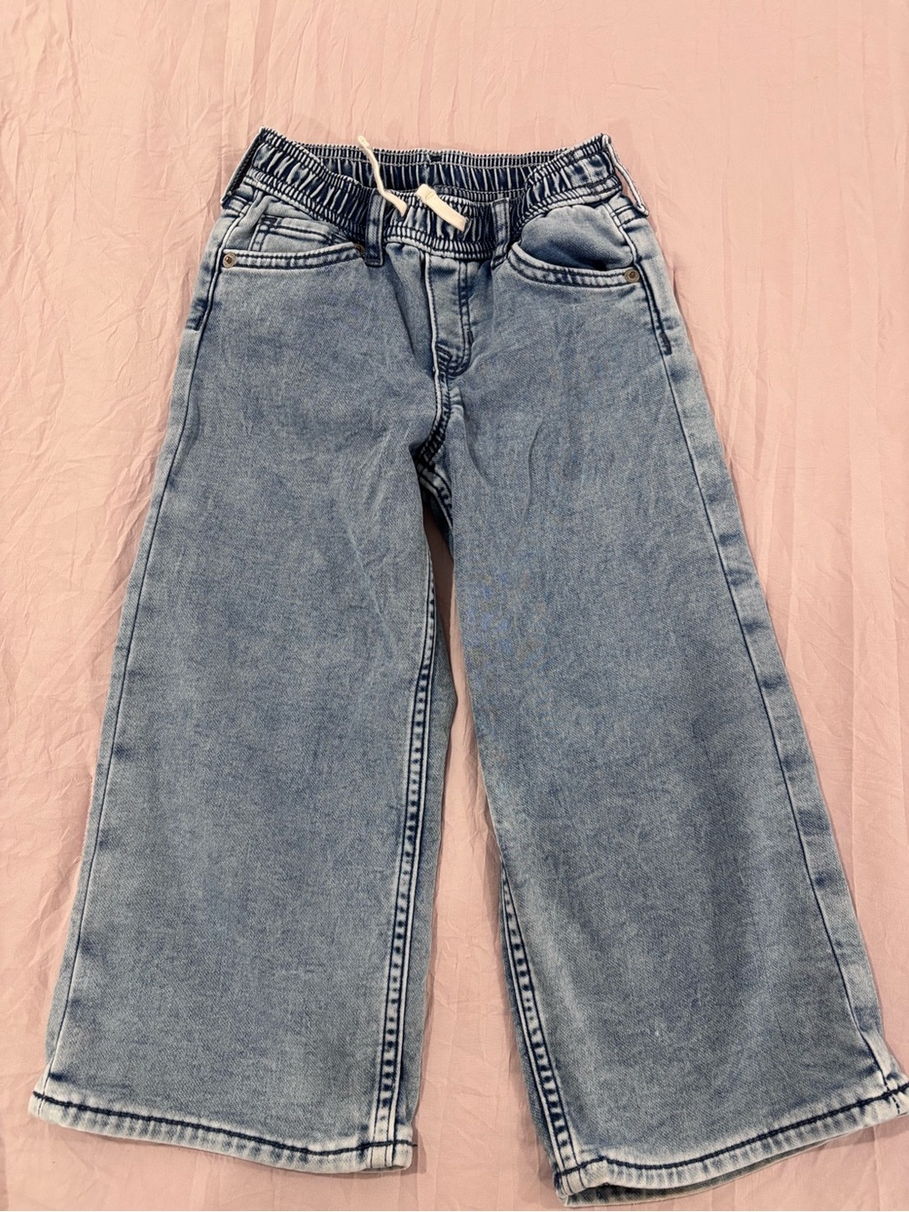 GAP Light Blue Wide-Leg Kids Jeans